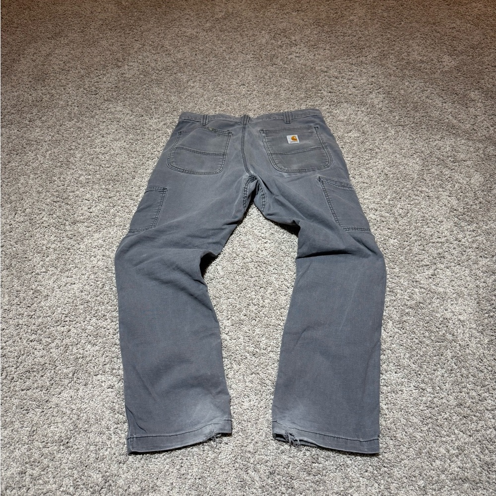 Carhartt Gray Double Knee Work Pants